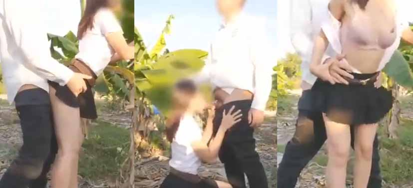 Love story with a student in a banana garden